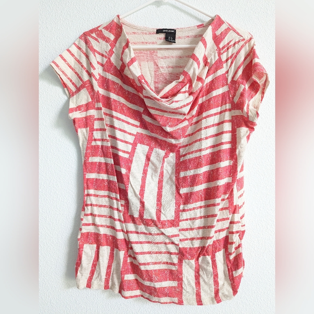 DKNY xl cowl neck shirt